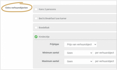 Nu ook dagdeelverhuur mogelijk, en voorraad bij aanvullende opties