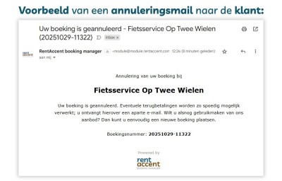 Boekingen annuleren in RentAccent: zo werkt het vanaf nu!