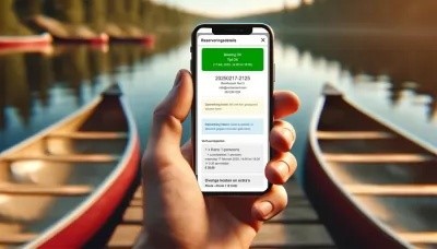 Booking system with app: scan QR codes and manage bookings via your smartphone
