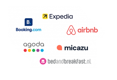Integrations with Booking.com and Airbnb using our booking system