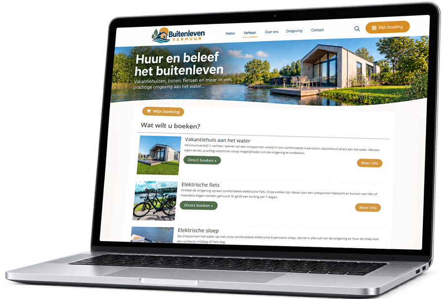 Bekijk de losse boekingstool en maak een testboeking
